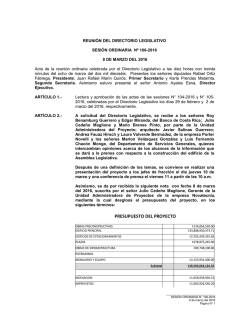 acta106-2016 portal - Asamblea Legislativa