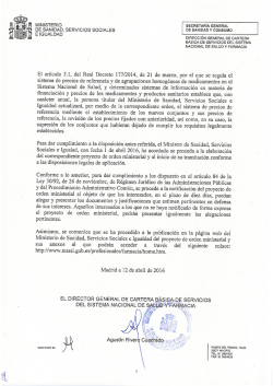 el proyecto de orden - Correo Farmac&eacute;utico