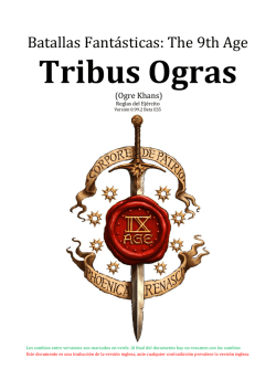 Tribus Ogras - The 9th Age