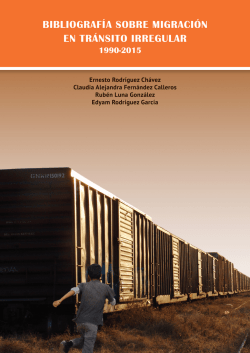 bibliografía sobre migración en tránsito irregular