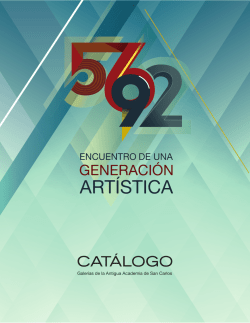 catalogo 5692.indd - FAD \ Facultad de Artes y Diseño