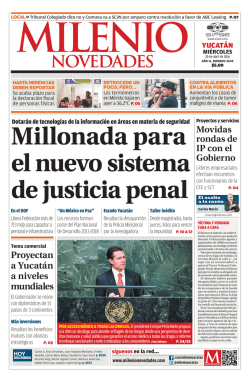 Millonada para el nuevo sistema de justicia penal