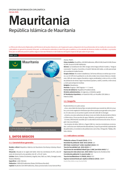 Mauritania - Ministerio de Asuntos Exteriores y de Cooperación