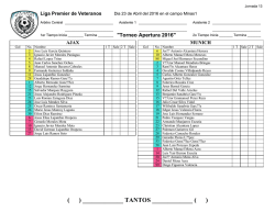 Descargar Cedulas Jornada 13