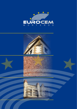 Catálogo Eurocem - EUROCEM MORTEROS