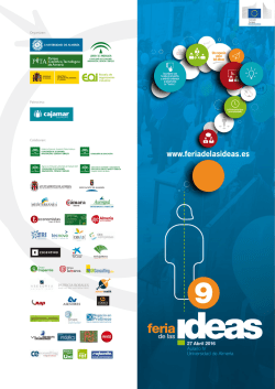 Programa ideas 2016 - Feria de las ideas