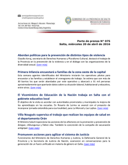 Abordan políticas para la prevención de distintos tipos de violencia