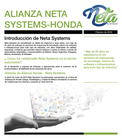 Noticia Honda - Neta Systems