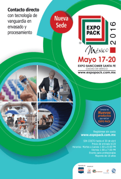 Mayo 17-20 - EXPO PACK México