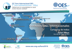 Conferencistas internacionales