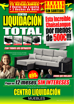 catálogo muebles - centre liquidació mobles