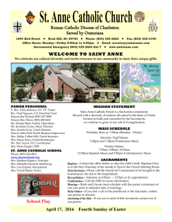 PDF - Saint Anne Catholic Church
