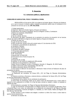 5. Anuncios - Junta de Andalucía