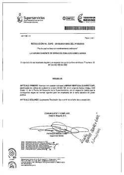 Miriam Bertilda Alvarez Gari - Superintendencia de Servicios Públicos