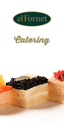 Catering - El Fornet