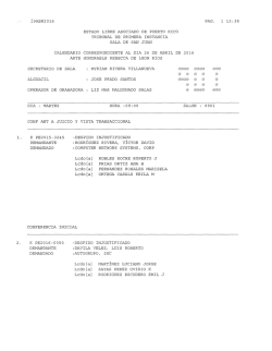 ESTADO LIBRE ASOCIADO DE PUERTO RICO TRIBUNAL DE