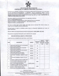 documento adicional - Inicio | Contratación SENA