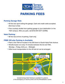 parking fees - Tampa - Tampa General Hospital