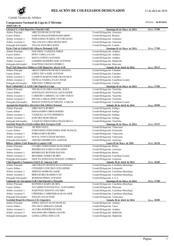 relación de colegiados designados