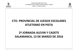 Resultados de Campeonato Provincial de Juegos