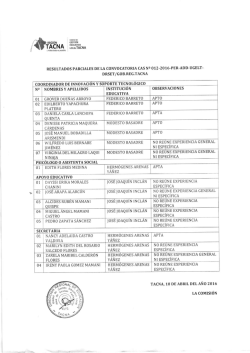 resultados - UGEL Tacna