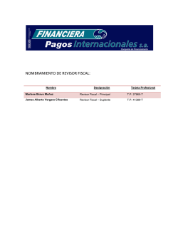 Nombramiento RF 2016