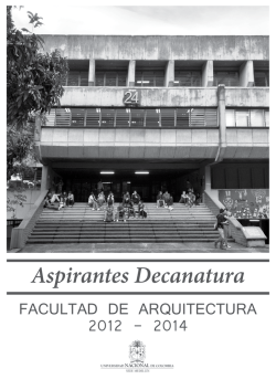 Facultad de Arquitectura - Sede Medellín