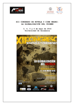 Programa del congreso - Universidad de Salamanca