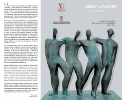 Esculturas de Elena Laverón. Tríptico.