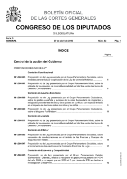 boletín oficial de las cortes generales