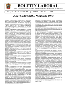 boletin laboral - Junta Texcoco