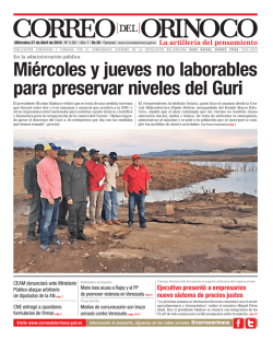 s - Correo del Orinoco