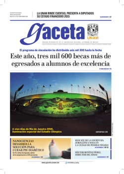 Edición impresa - gaceta Digital UNAM