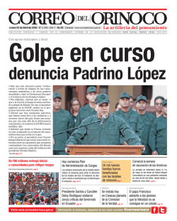 Descargar PDF - Correo del Orinoco