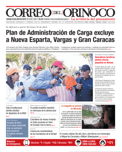 Descargar PDF - Correo del Orinoco