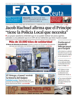 Jacob Hachuel afirma que el Príncipe - El Faro Digital