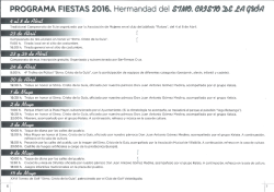 programa de las fiestas 2016 - Ayuntamiento de Villalbilla