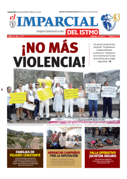 familias en peligro constante falla operativo juchitán seguro