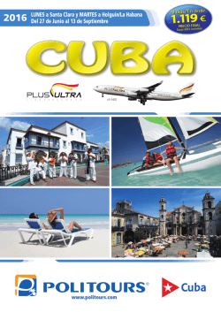 CUBA con PLUS ULTRA