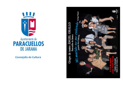 Programa de mano - Ayuntamiento de Paracuellos de Jarama