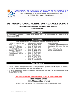 58 tradicional maraton acapulco 2016