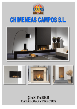 gas faber - Chimeneas Campos. fabrica
