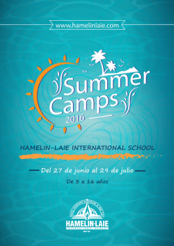 Camps Summer Camps Summer - hamelin