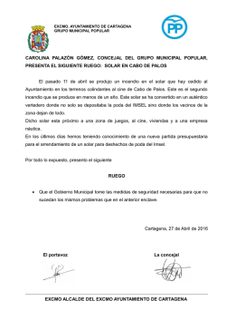 Ruegos, preguntas y mociones