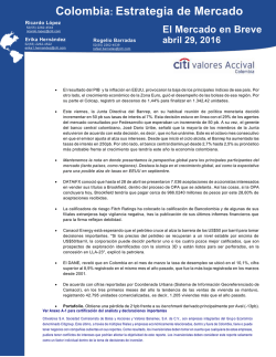 Informe económico diario