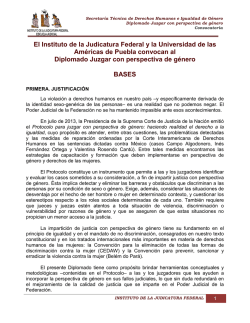 Convocatoria - Instituto de la Judicatura Federal