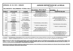 juegos deportivos de la rioja