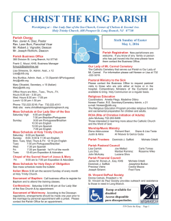 christ the king parish - John Patrick Publishing Company