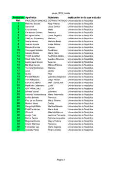 lista - Flor de Ceibo