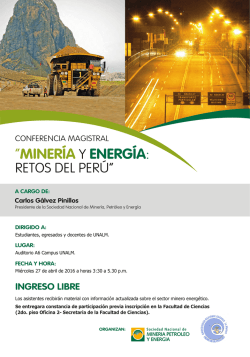 Afiche AGRARIA - Universidad Nacional Agraria La Molina